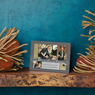 Gradueert Stijlvolle Rollen 3 Foto Graduatie Easel Fotoplaat
