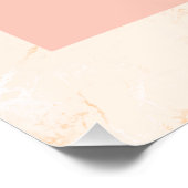 Gradupartij pampas roos goudbloem perfect poster (Hoek)