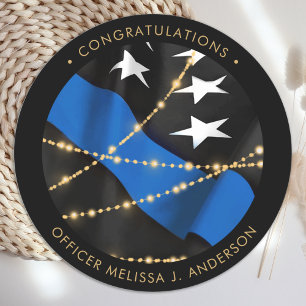 GraduPartij voor de opleiding van politiefunctiona Ronde Sticker