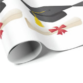 Gradupdeksel en grasmappapier cadeaupapier (Rol Hoek)