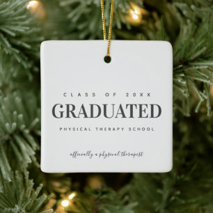 Graduy Therapy School DPT Keramisch Ornament