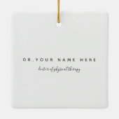 Graduy Therapy School DPT Keramisch Ornament (Achterkant)