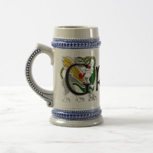 Grady Celtic Dragon Stein Bierpul