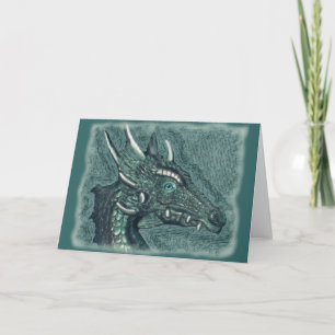 Graelle de Magische Kunst die ze Dragon Fantasy Feestdagen Kaart