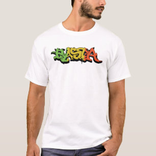 Graf Rasta-Shirt met reggae-kleuren T-shirt