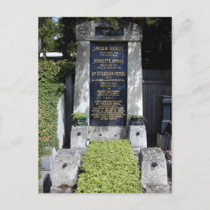 Graf van Dr. Theodor Herzl Briefkaart