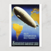 Graf Zeppelin  Duits reizen Briefkaart (Voorkant)