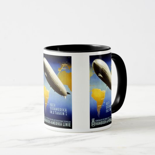 Graf Zeppelin  Duits reizen Mok (Voorkant rechts)