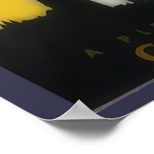  Graf Zeppelin reisposter no2 Poster (Hoek)