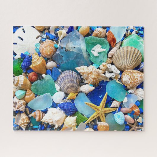 Graffi*t-shirt Studios Shell Scoop Jigzaag Puzzle Legpuzzel (Horizontaal)
