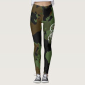 GRAFFIT DRIPPING PAINT LEGGINGS (Voorkant)