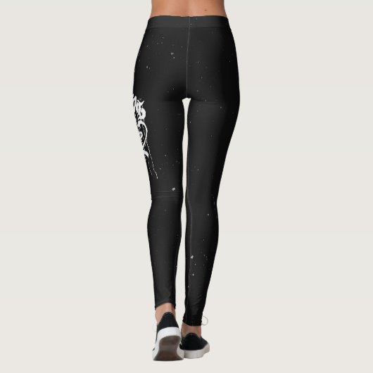 GRAFFIT DRIPPING PAINT LEGGINGS (Achterkant)