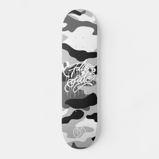 GRAFFIT DRIPPING PAINT SKATEBOARD (Voorkant)