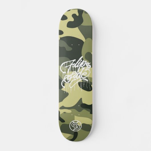 GRAFFIT DRIPPING PAINT SKATEBOARD (Voorkant)