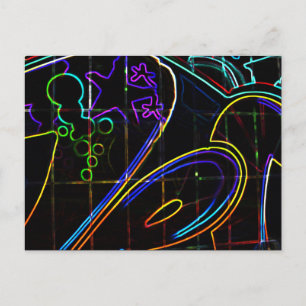 Graffiti 10 pccna briefkaart