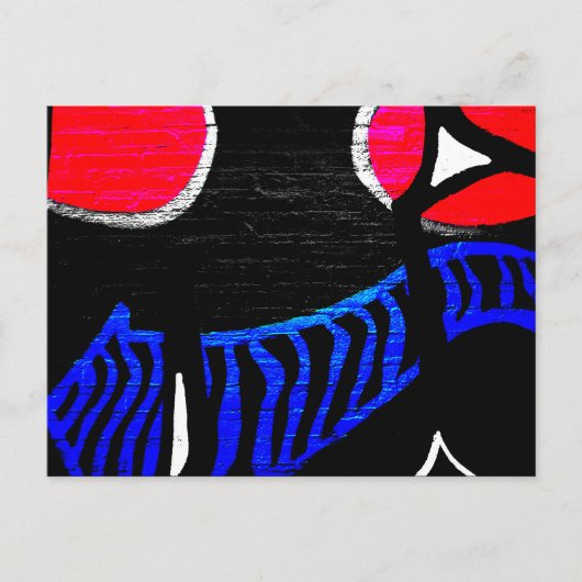 Graffiti 11 pca briefkaart (Voorkant)