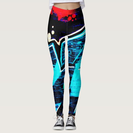 Graffiti 14 lecnm leggings (Voorkant)