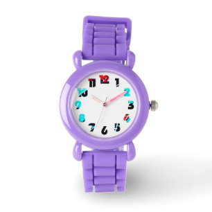 Graffiti 14 Nummer Overlay WACNA Horloge