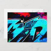 Graffiti 14 pccnm briefkaart (Voorkant / Achterkant)