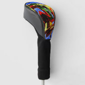 Graffiti 17 dccna golfheadcover (Schuin)