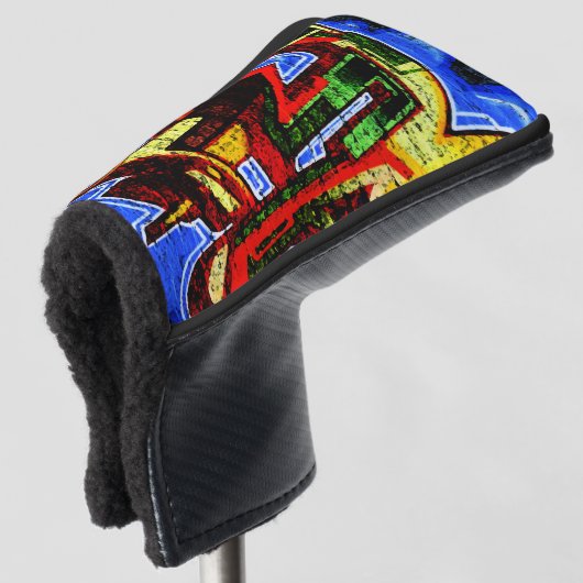 Graffiti 17 pcm golfheadcover (3/4 voorkant)