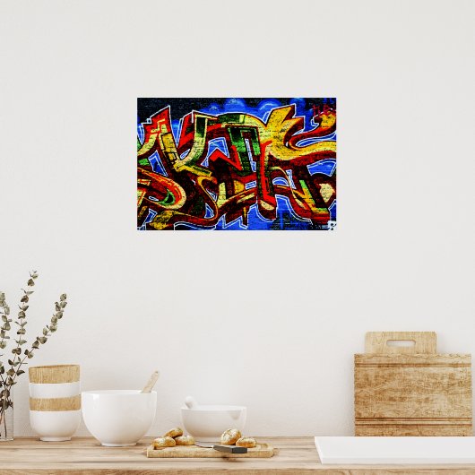 Graffiti 17 wapm poster (Keuken)