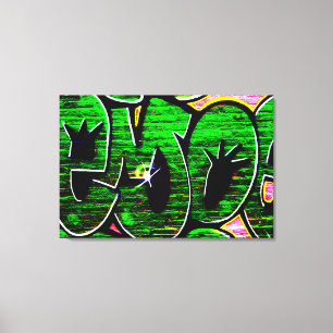 Graffiti 18 36x24 (90x60cm) waccna canvas afdruk