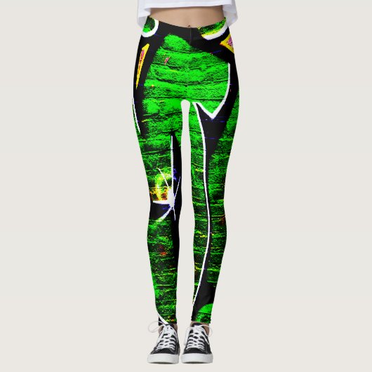Graffiti 18 lecna leggings (Voorkant)
