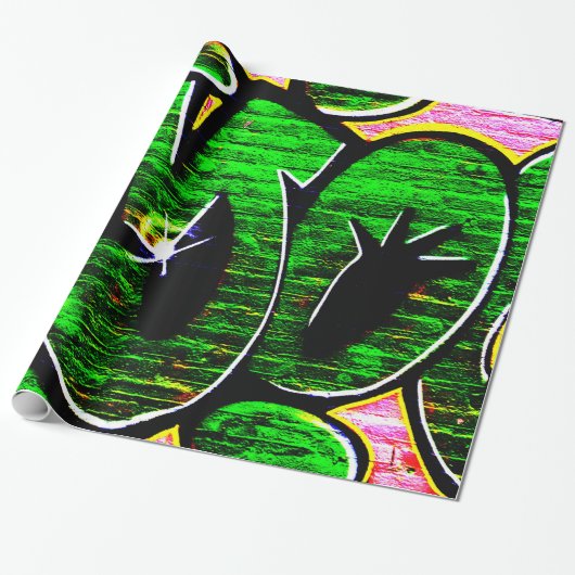 Graffiti 18 wpcnm cadeaupapier (Uitgerold)