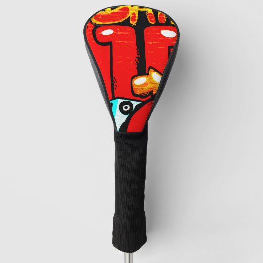 Graffiti 19 dccn golfheadcover (Voorkant)