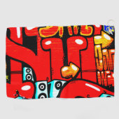 Graffiti 19 gtcnm golfhanddoek (Horizontaal)