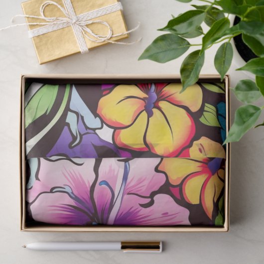 Graffiti 1 ontkoppelingsdocument tissuepapier (Geschenk)