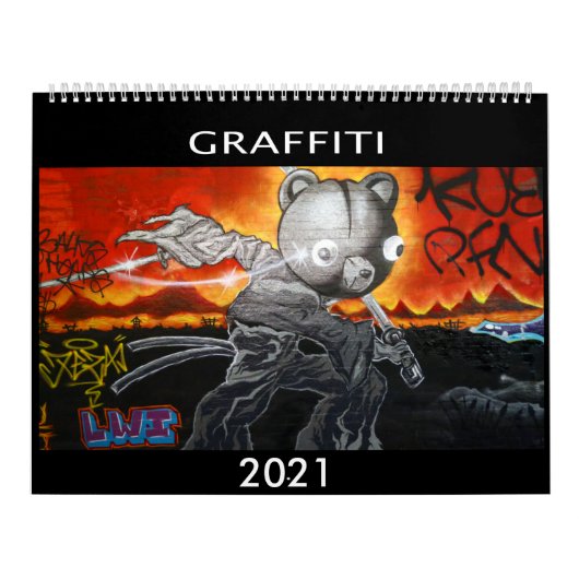 Graffiti 2021 kalender (Hoes)