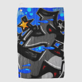 Graffiti 3 gtcna golfhanddoek (Voorkant)