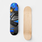 Graffiti-3-sdcna Skateboard (Voorkant)