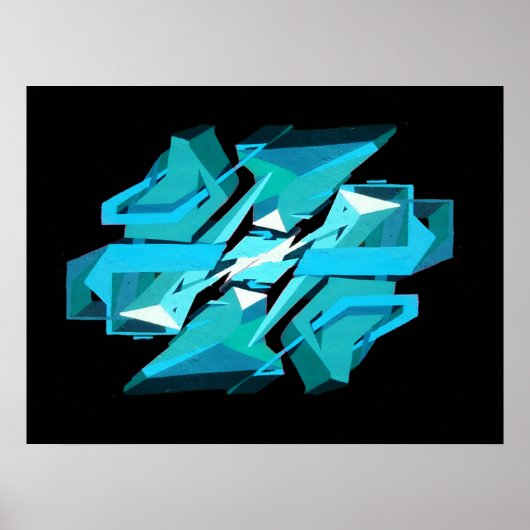 Graffiti 3D Poster (Voorkant)