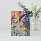 graffiti-508272 graffiti muurschilderkunst briefkaart (Staand voorkant)