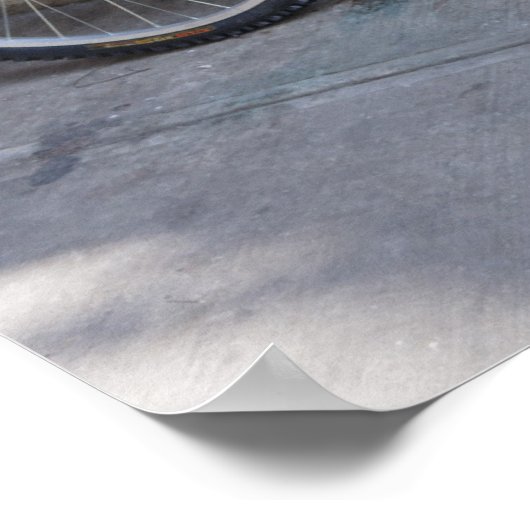 Graffiti à vélo - Poster (Coin)