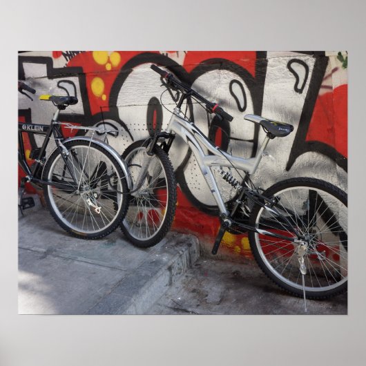 Graffiti à vélo - Poster (Devant)