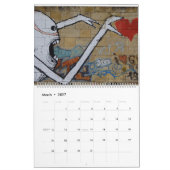 Graffiti à Vienne Autriche Calendrier des 24 mois (Mar 2027)