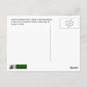 Graffiti aan de noordmuur, Staren aan het Keukenst Briefkaart (Achterkant)