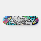 Graffiti aangepast skateboard (Horizontaal)