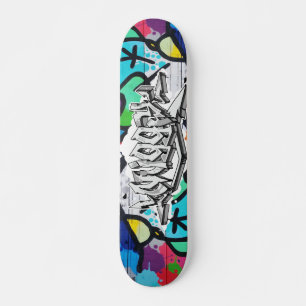 Graffiti aangepast skateboard