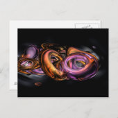 Graffiti Abstract Briefkaart (Voorkant / Achterkant)