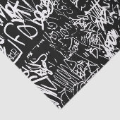 Graffiti Abstract kleurenpatroon Tissuepapier (Detail)