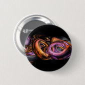 Graffiti Abstract Ronde Button 5,7 Cm (Voorkant /achterkant)