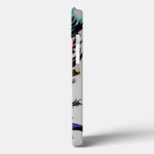 Graffiti Abstrait en Coque dur iPhone (Verso / Gauche)