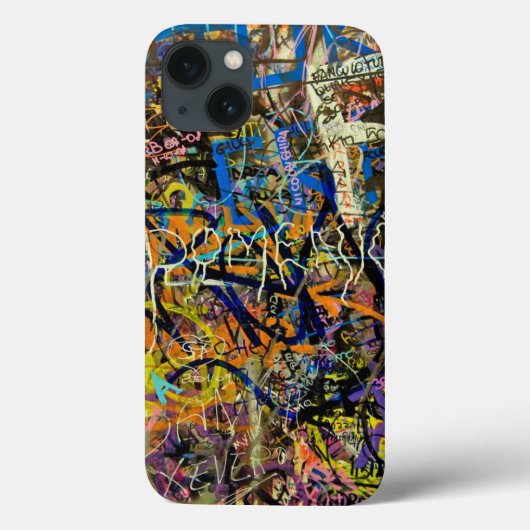 Graffiti-achtergrond Case-Mate iPhone Case (Achterkant)