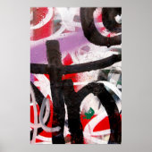 graffiti achtergrond poster (Voorkant)