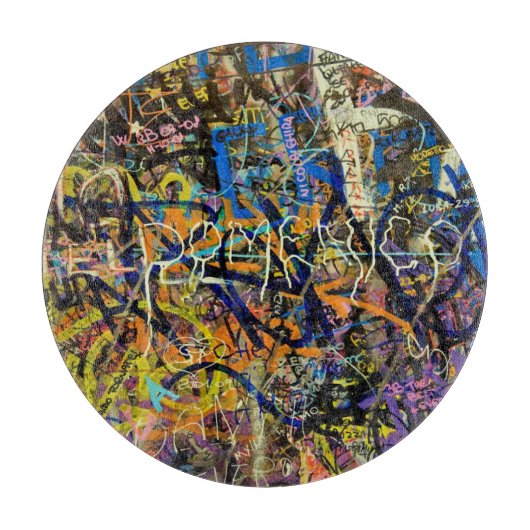 Graffiti-achtergrond Snijplank (Voorkant)